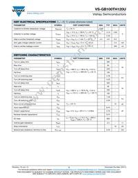 VS-GB100TH120U Datasheet Page 2