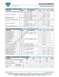 VS-GB100TS120NPBF Datasheet Page 2