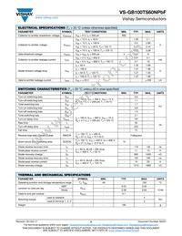 VS-GB100TS60NPBF Datasheet Page 2