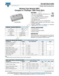 VS-GB150LH120N Datasheet Cover