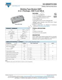 VS-GB300TH120N Datasheet Cover