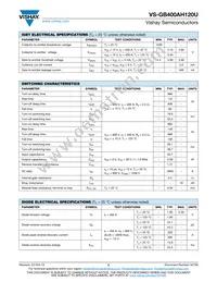 VS-GB400AH120U Datasheet Page 2