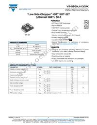 VS-GB50LA120UX Datasheet Cover