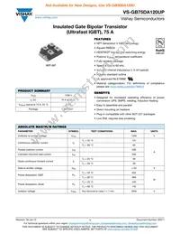 VS-GB75DA120UP Datasheet Cover