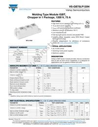 VS-GB75LP120N Datasheet Cover