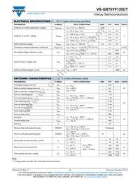 VS-GB75YF120UT Datasheet Page 2