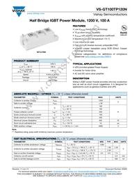 VS-GT100TP120N Datasheet Cover