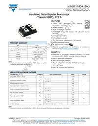 VS-GT175DA120U Datasheet Cover