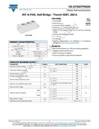 VS-GT200TP065N Datasheet Cover