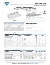 VS-GT75NP120N Datasheet Cover