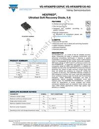 VS-HFA06PB120PBF Datasheet Cover