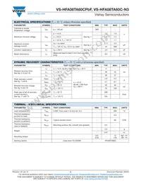 VS-HFA08TA60CPBF Datasheet Page 2