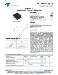 VS-HFA08TB120SR-M3 Datasheet Cover