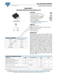 VS-HFA08TB120STRRP Datasheet Cover