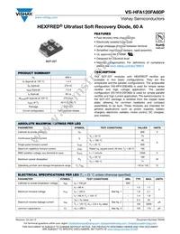 VS-HFA120FA60P Datasheet Cover