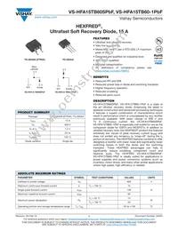 VS-HFA15TB60-1PBF Datasheet Cover