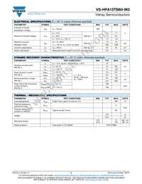 VS-HFA15TB60-M3 Datasheet Page 2