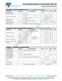 VS-HFA16PA120C-N3 Datasheet Page 2