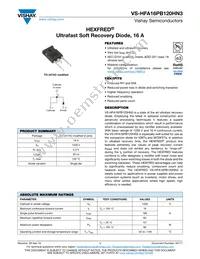 VS-HFA16PB120HN3 Datasheet Cover