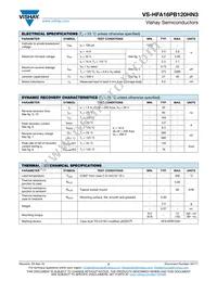 VS-HFA16PB120HN3 Datasheet Page 2