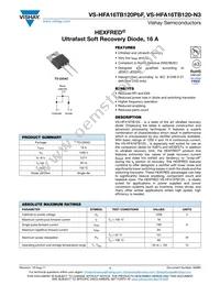 VS-HFA16TB120-N3 Datasheet Cover