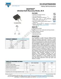 VS-HFA25TB60STRHM3 Datasheet Cover