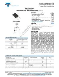 VS-HFA30PB120HN3 Datasheet Cover