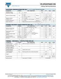 VS-HFA30TA60C-M3 Datasheet Page 2