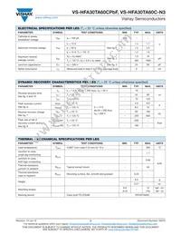VS-HFA30TA60C-N3 Datasheet Page 2