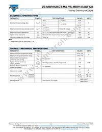 VS-MBR1545CT-M3 Datasheet Page 2