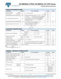 VS-MBR2035CT-1PBF Datasheet Page 2
