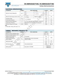 VS-MBR2045CT-M3 Datasheet Page 2