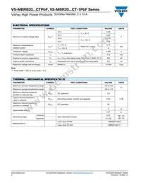 VS-MBR2090CTPBF Datasheet Page 2