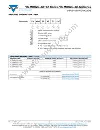 VS-MBR2545CT-N3 Datasheet Page 5