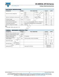 VS-MBR3035WTPBF Datasheet Page 2