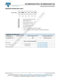 VS-MBR4045CT-N3 Datasheet Page 5
