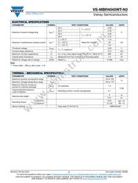 VS-MBR4045WT-N3 Datasheet Page 2