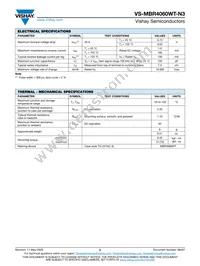 VS-MBR4060WT-N3 Datasheet Page 2