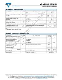 VS-MBR40L15CWPBF Datasheet Page 2