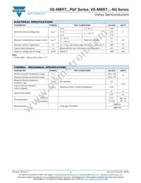 VS-MBR745-N3 Datasheet Page 2