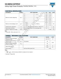 VS-MBRA120TRPBF Datasheet Page 2