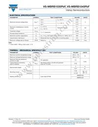 VS-MBRB1045TRRPBF Datasheet Page 2