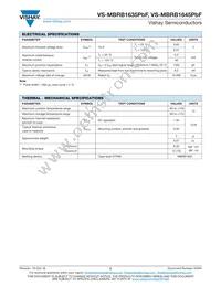 VS-MBRB1645TRRPBF Datasheet Page 2