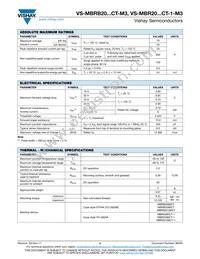 VS-MBRB20100CTR-M3 Datasheet Page 2