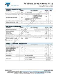 VS-MBRB2545CTR-M3 Datasheet Page 2