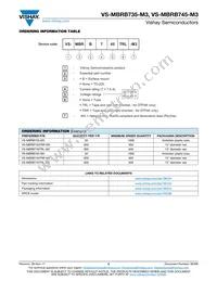 VS-MBRB745TRR-M3 Datasheet Page 5