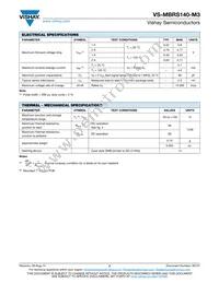 VS-MBRS140-M3/5BT Datasheet Page 2