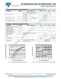 VS-MURB1020CTR-M3 Datasheet Page 2