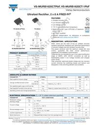 VS-MURB1620CTTRRP Datasheet Cover