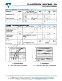 VS-MURB820TRR-M3 Datasheet Page 2
